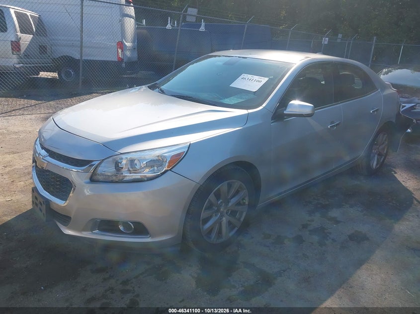 2016 Chevrolet Malibu Limited Ltz, Left Rear, IAAI, VIN 1G11E5SA7GF134108 — photo 2