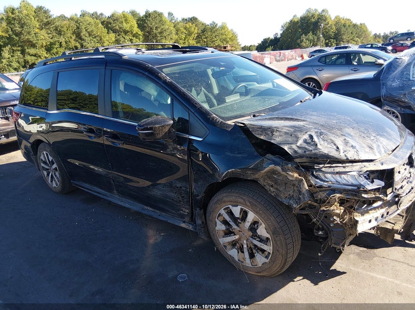 Vin: 5fnrl6h61sb042465, lot: 46841399, honda odyssey ex-l 2025 img_1
