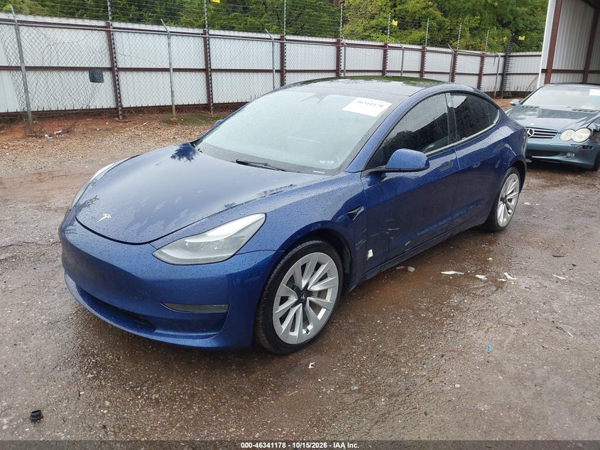 Vin: 5yj3e1ea2pf451948, lot: 46841437, tesla model 3 rear-wheel drive 20232