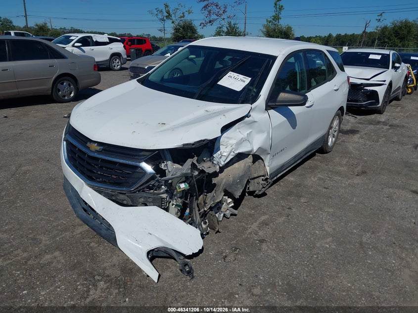 2018 Chevrolet Equinox Ls, Удар спереди, IAAI, VIN 2GNAXHEV9J6140079 — фото 2