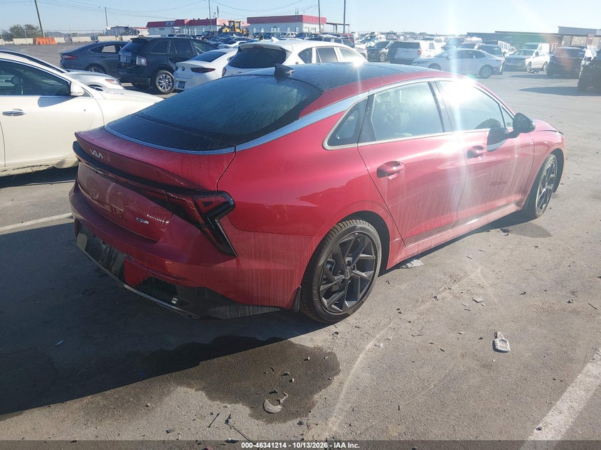 Vin: knag64j79t5491284, lot: 46841473, kia k5 gt-line fwd 20264