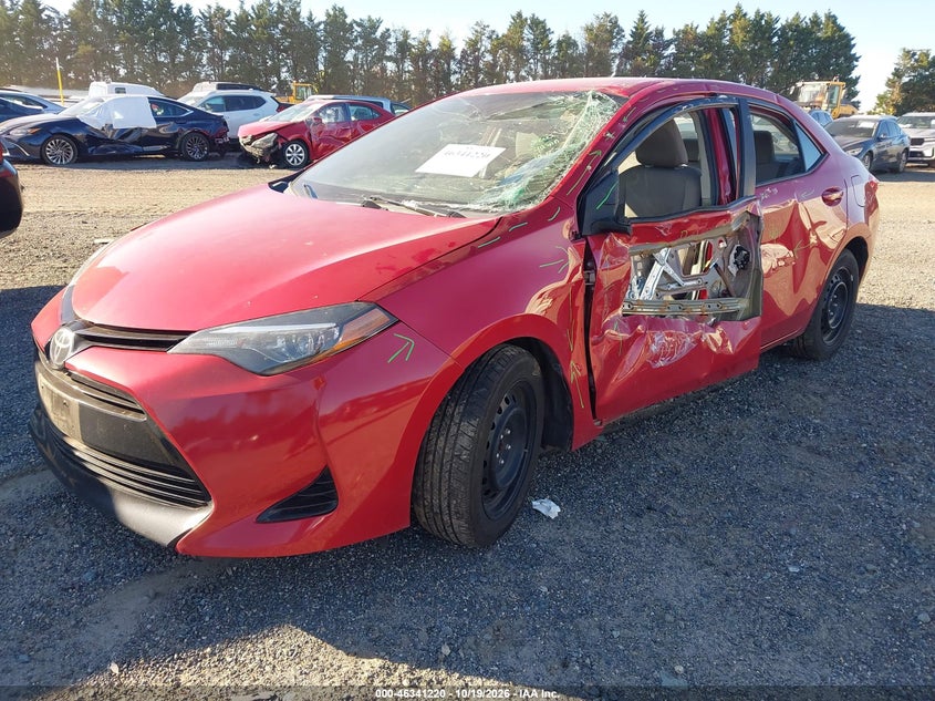 Vin: 2t1burhe4jc046763, lot: 46841479, toyota corolla le 20182