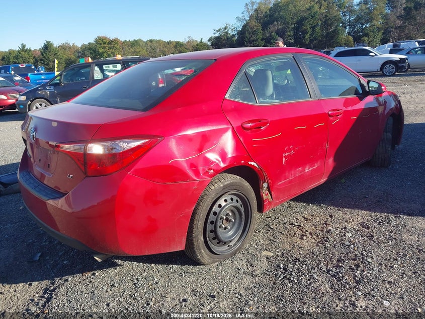 Vin: 2t1burhe4jc046763, lot: 46841479, toyota corolla le 20184