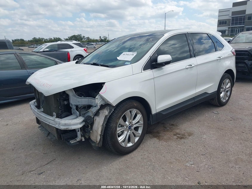 Vin: 2fmpk3k98lba85416, lot: 46841497, ford edge titanium 20202