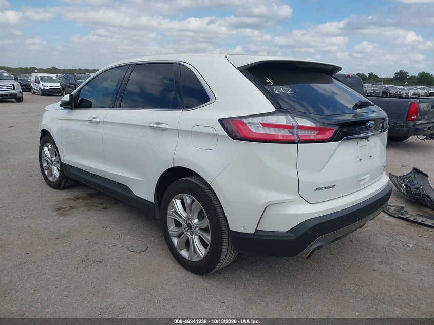 Vin: 2fmpk3k98lba85416, lot: 46841497, ford edge titanium 20203