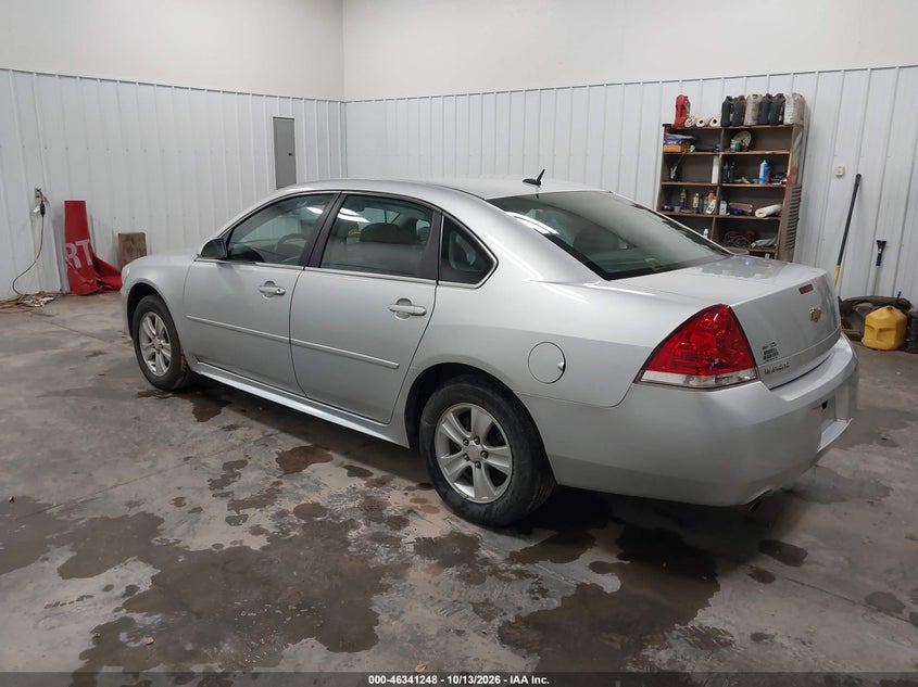 Vin: 2g1wa5e31c1180341, lot: 46841507, chevrolet impala ls 20123