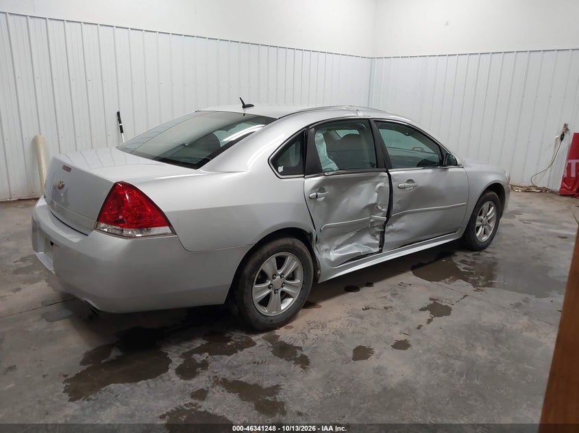 Vin: 2g1wa5e31c1180341, lot: 46841507, chevrolet impala ls 20124