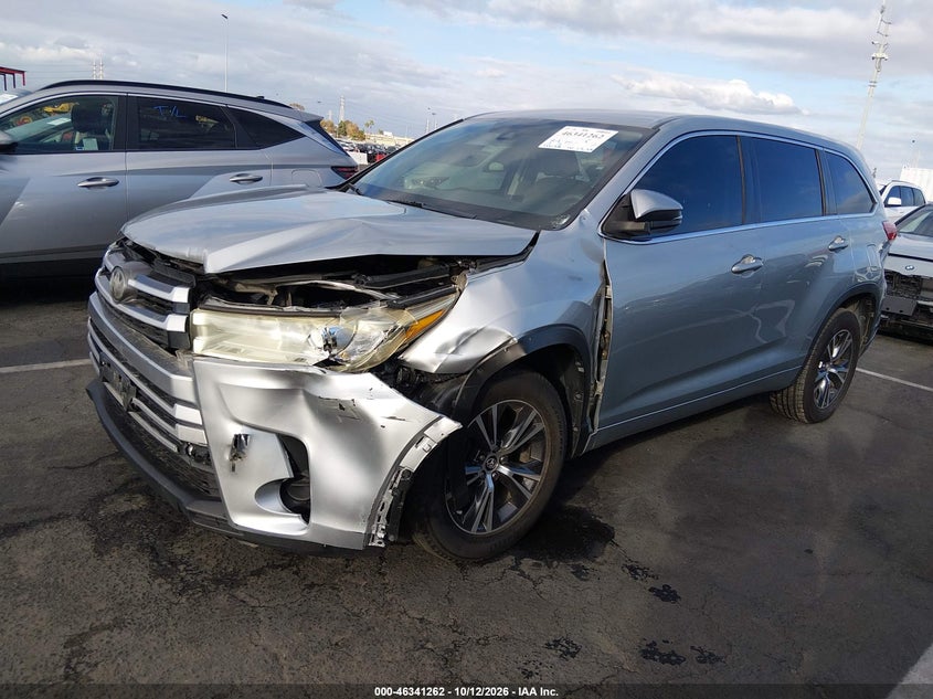 Vin: 5tdzarfh3hs027305, lot: 46841521, toyota highlander le 20172