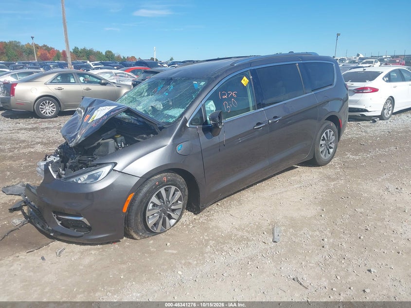 Vin: 2c4rc1l77mr529728, lot: 46841535, chrysler pacifica hybrid touring l 20212