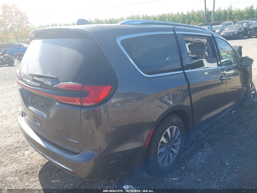 Vin: 2c4rc1l77mr529728, lot: 46841535, chrysler pacifica hybrid touring l 20214