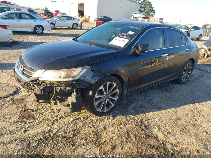 Vin: 1hgcr2f57fa170555, lot: 46841545, honda accord sport 20152