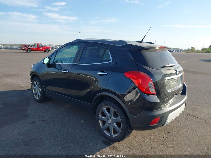 Vin: kl4cjcsb9eb762419, lot: 46841549, buick encore leather 20143