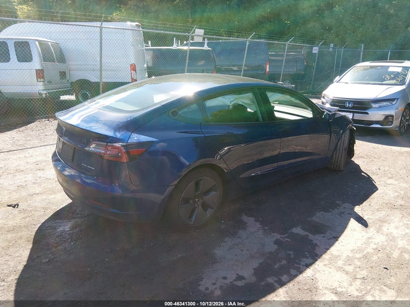 Vin: 5yj3e1ebxnf273390, lot: 46841559, tesla model 3 long range dual motor all-wheel drive 20224