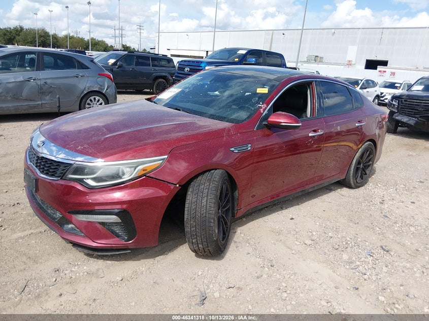 Vin: 5xxgt4l33kg287130, lot: 46841577, kia optima s 20192