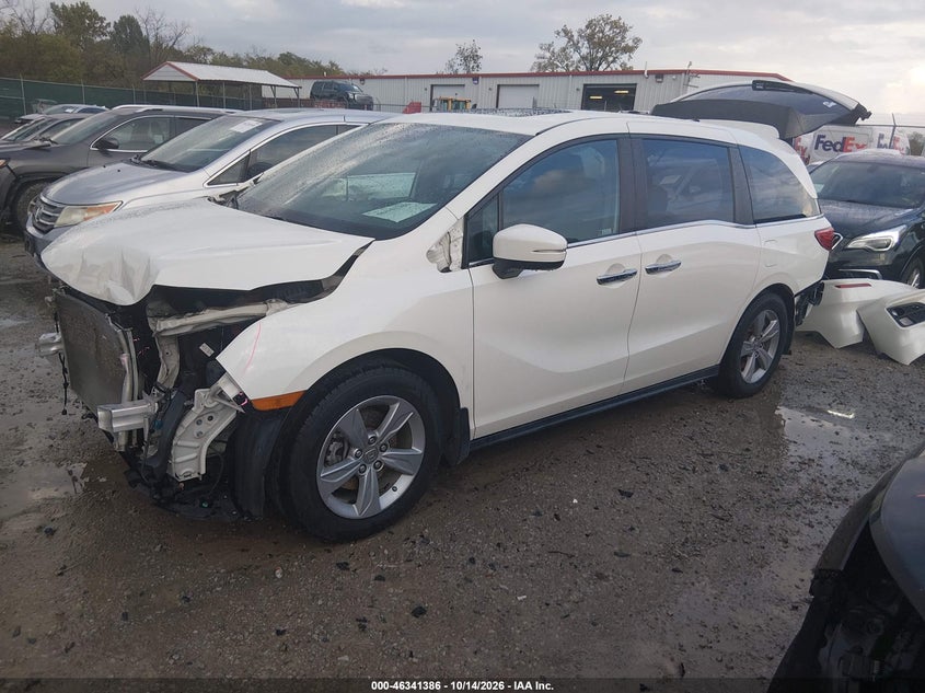 Vin: 5fnrl6h7xkb051951, lot: 46841645, honda odyssey ex-l 20192