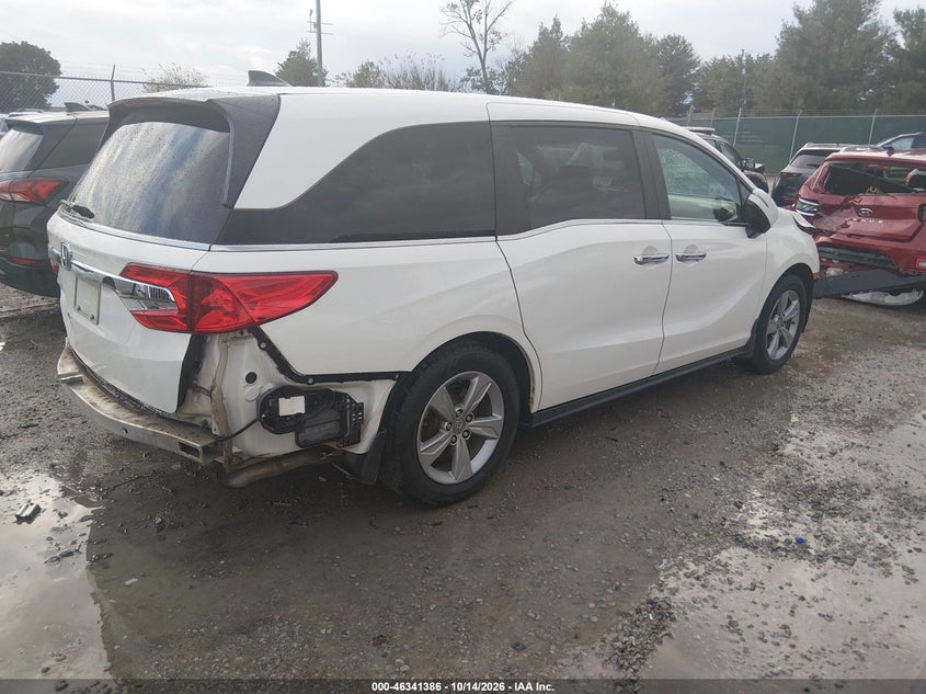 Vin: 5fnrl6h7xkb051951, lot: 46841645, honda odyssey ex-l 20194