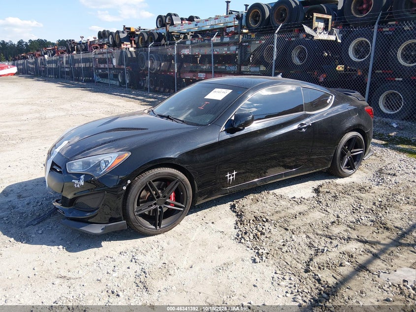 Vin: kmhht6kd8du103092, lot: 46841651, hyundai genesis 2.0t r-spec 20132