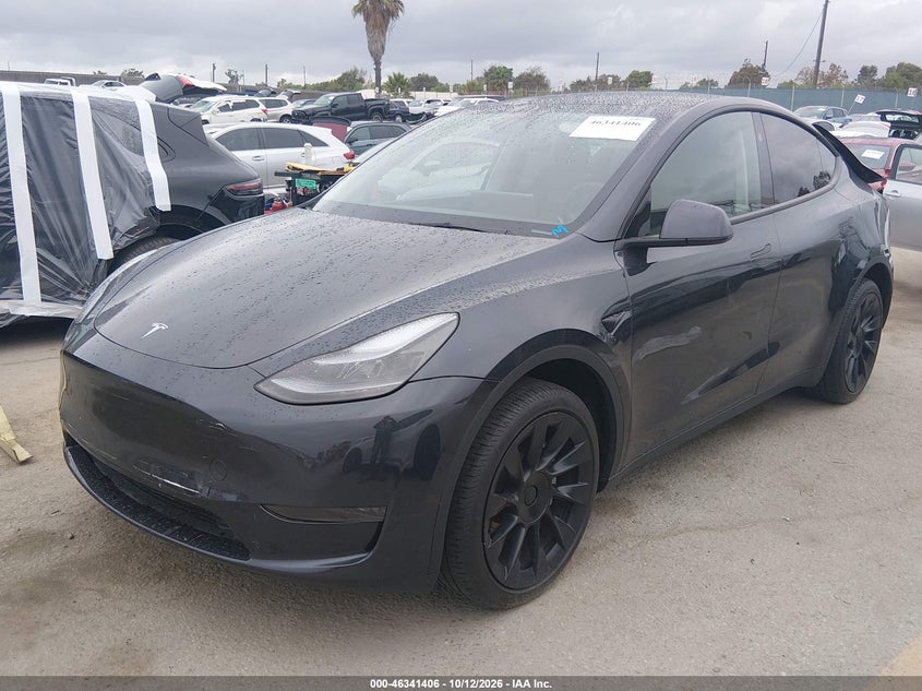 Vin: 7saygded0sf258849, lot: 46841665, tesla model y long range dual motor rear-wheel drive 20252