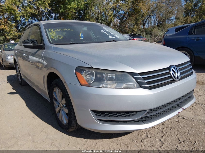 Vin: 1vwas7a38ec103735, lot: 46841675, volkswagen passat 1.8t wolfsburg edition 20141