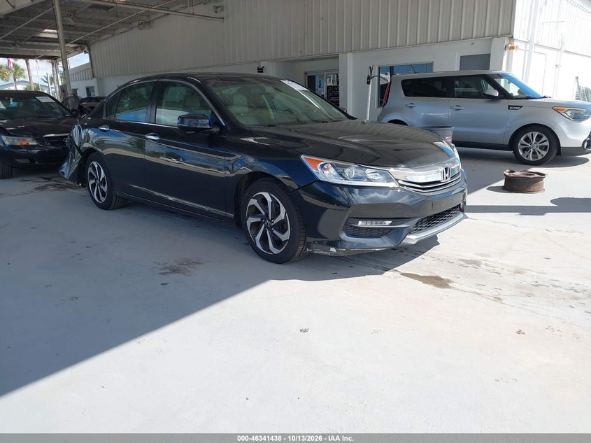 Vin: 1hgcr2f84ga180181, lot: 46841697, honda accord ex-l 20161