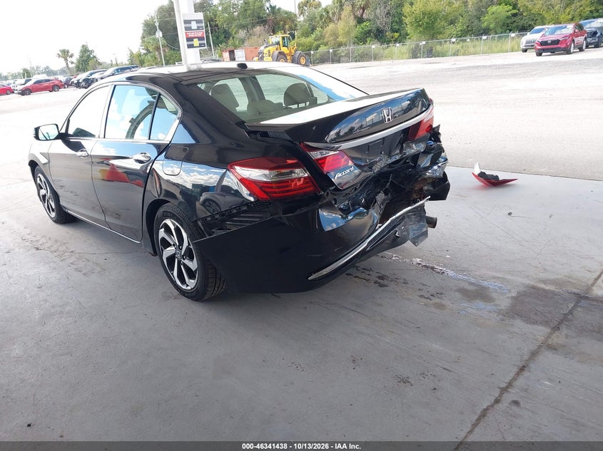 Vin: 1hgcr2f84ga180181, lot: 46841697, honda accord ex-l 20163
