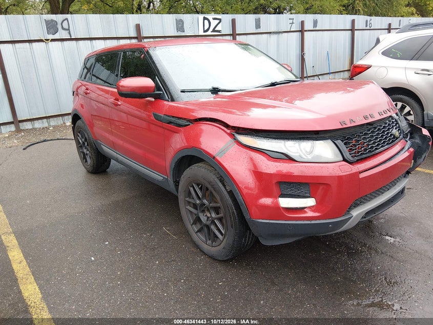 Vin: salvr2bg7ch669396, lot: 46841702, land rover range rover evoque pure plus 20121