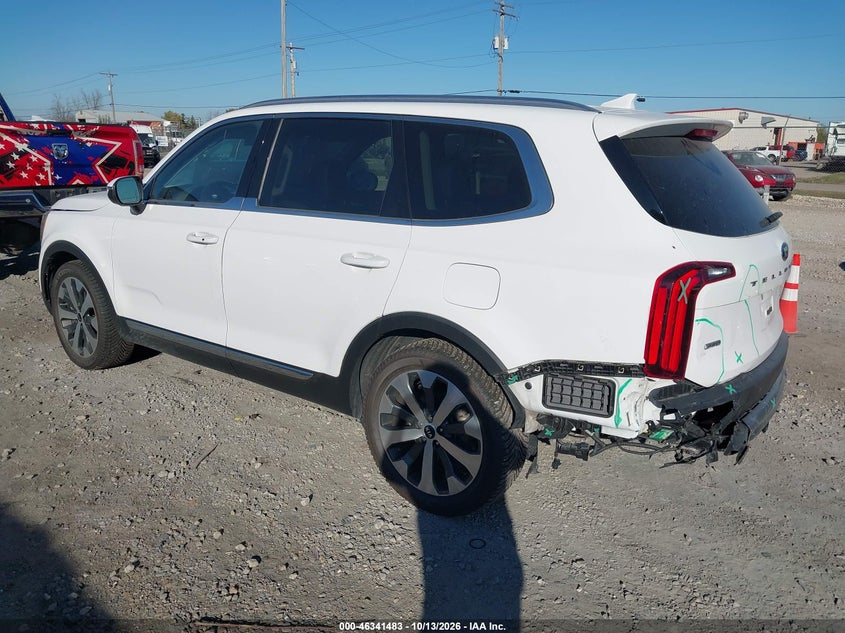 Vin: 5xyp3dhc3mg133895, lot: 46841742, kia telluride ex 20213
