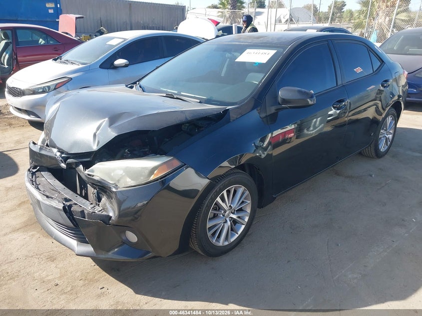 2014 Toyota Corolla Le Plus, Удар спереди, IAAI, VIN 5YFBURHE9EP129398 — фото 2