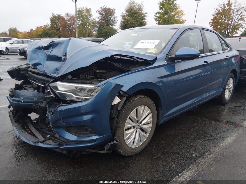 2019 Volkswagen Jetta 1.4T S, Удар спереди, IAAI, VIN 3VWN57BU1KM101058 — фото 2