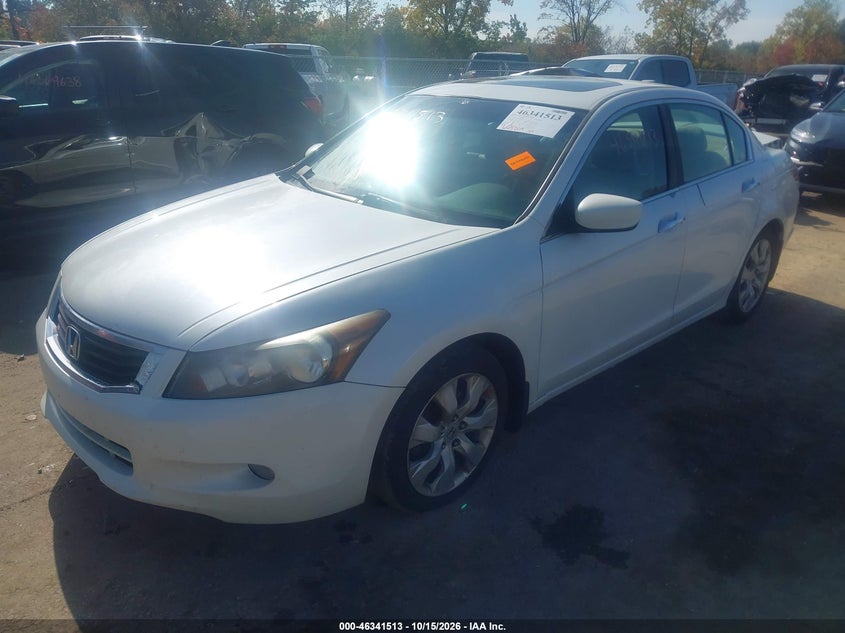 2010 Honda Accord 3.5 Ex-L, Rear, IAAI, VIN 5KBCP3F86AB001388 — photo 2
