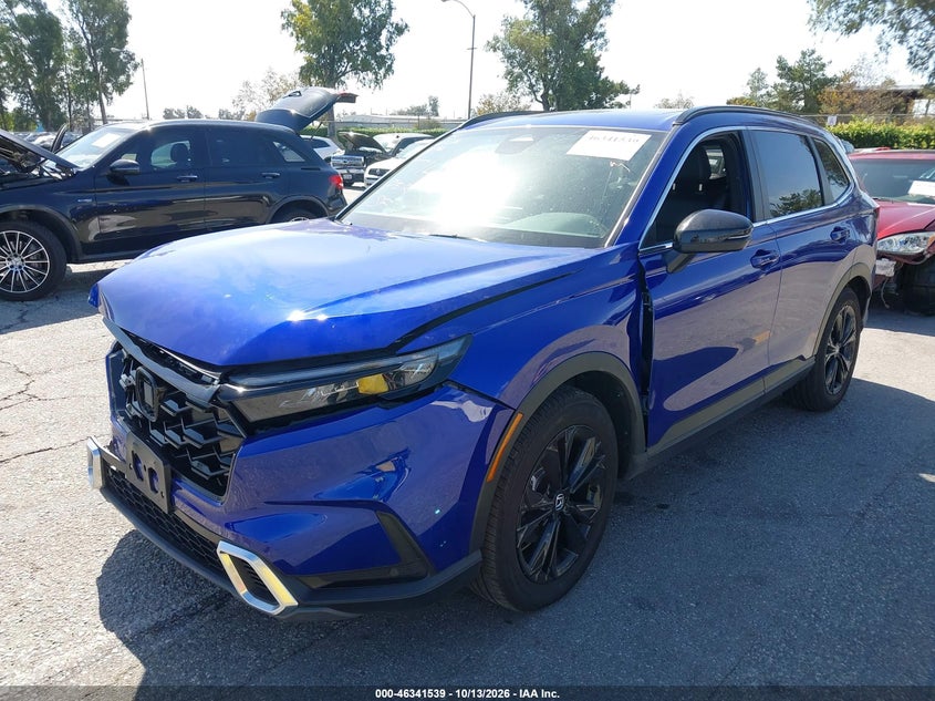 2025 Honda Cr-V Hybrid Sport Touring, Front End, IAAI, VIN 2HKRS6H92SH812459 — photo 2