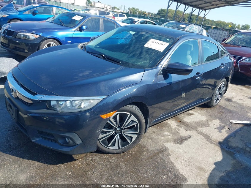 2016 Honda Civic Ex-L, Unknown, IAAI, VIN 19XFC1F76GE002123 — photo 2