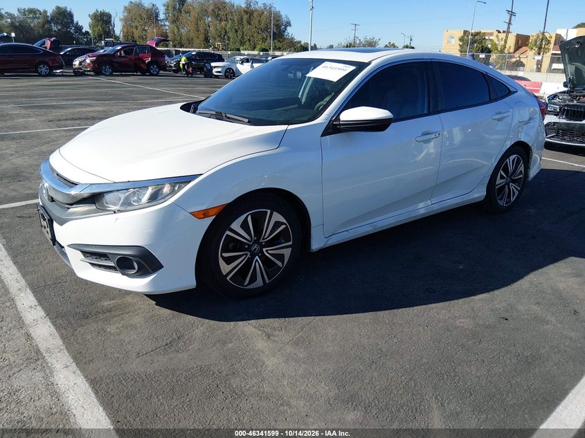 2016 Honda Civic Ex-T, Left Side, IAAI, VIN 2HGFC1F30GH646431 — photo 2
