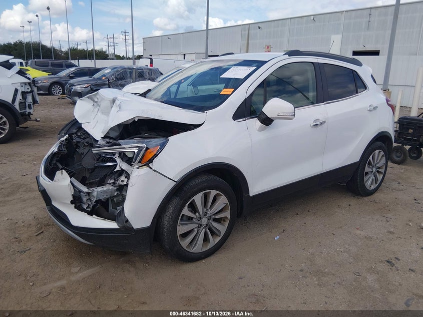 Vin: kl4cja5bxjb682710, lot: 46841941, buick encore 20182