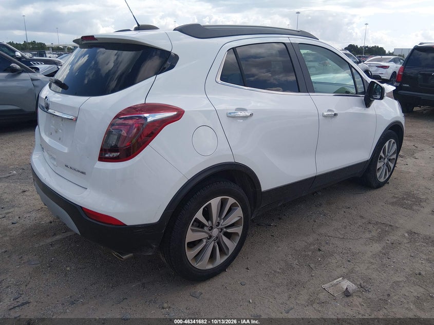 Vin: kl4cja5bxjb682710, lot: 46841941, buick encore 20184