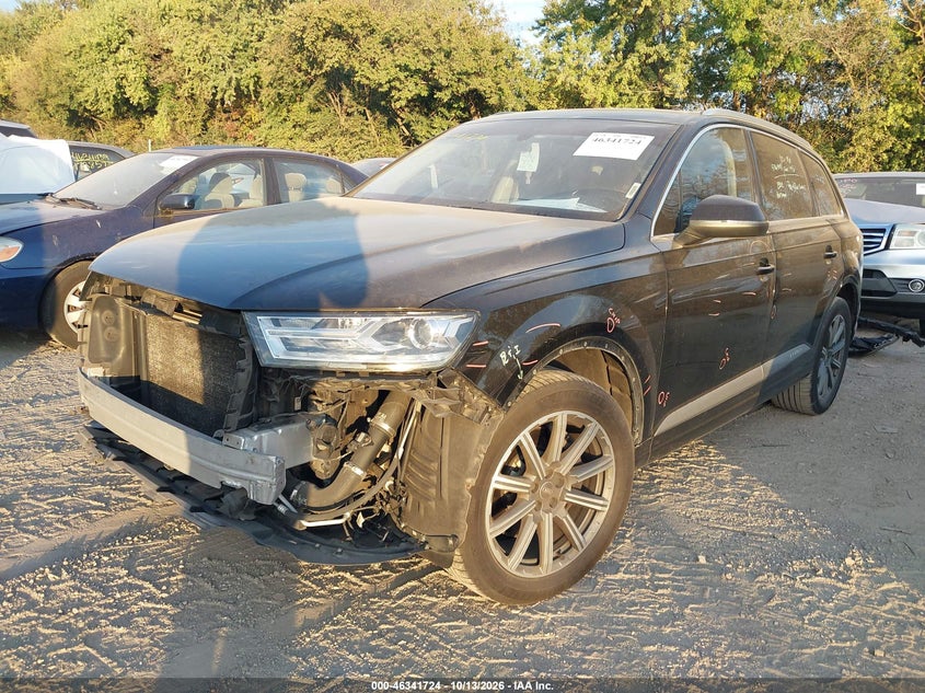 Vin: wa1lhaf79jd051226, lot: 46841983, audi q7 2.0t premium 20182