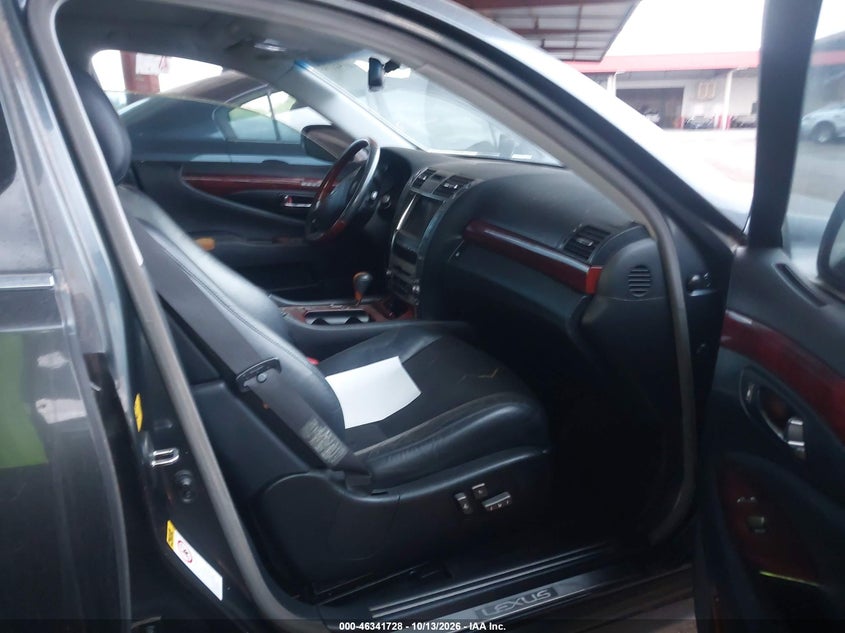 LEXUS LS 460 2008 VIN JTHGL46F585027510