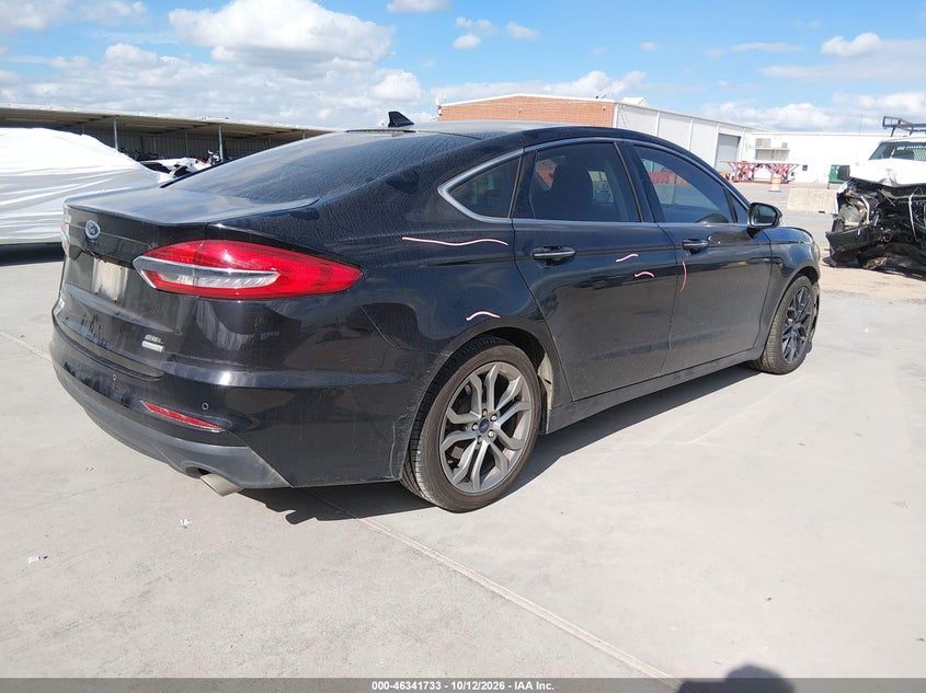 Vin: 3fa6p0cd7kr132881, lot: 46841992, ford fusion sel 20194
