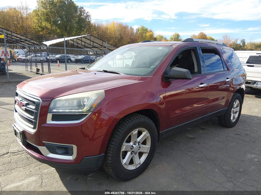 Vin: 1gkkvpkd5fj312759, lot: 46842045, gmc acadia sle-2 20152