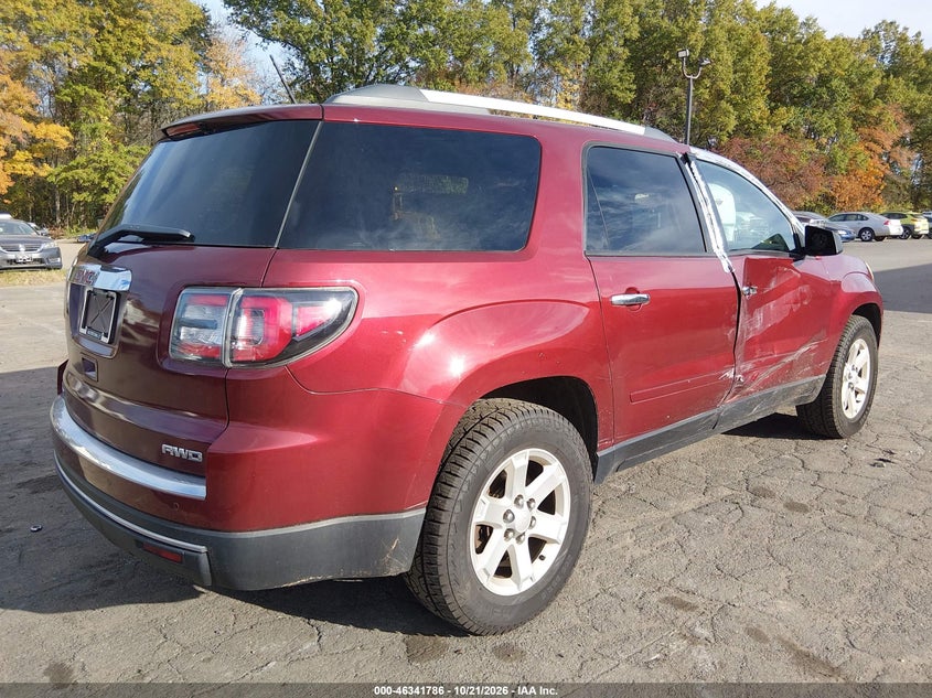 Vin: 1gkkvpkd5fj312759, lot: 46842045, gmc acadia sle-2 20154