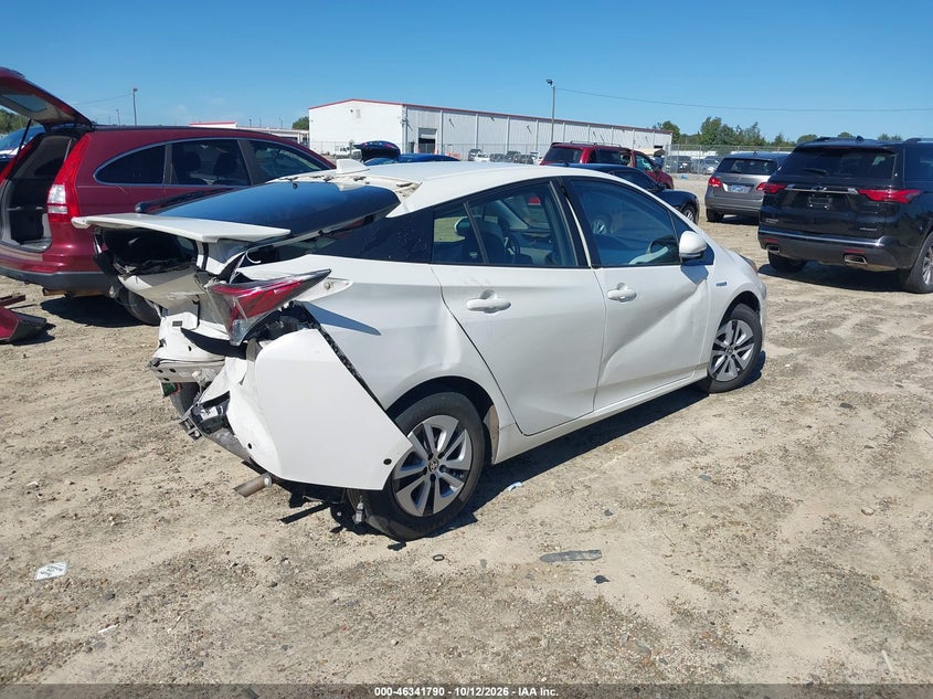 Vin: jtdkarfu0h3031036, lot: 46842049, toyota prius four 20174
