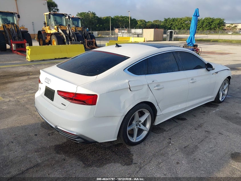 AUDI A5 SPORTBACK 2021 VIN WAUDACF55MA059366