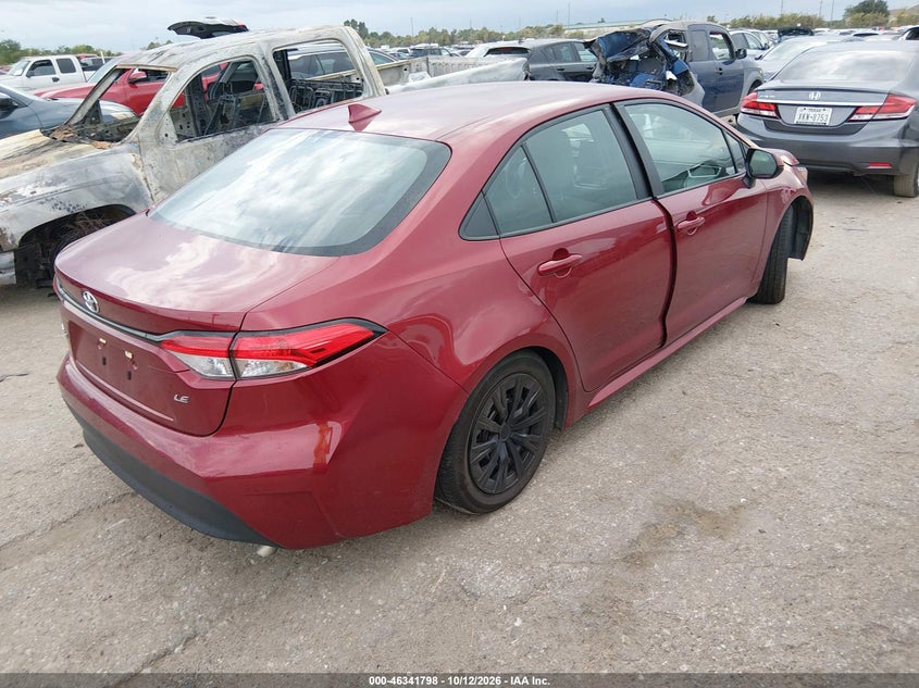 Vin: 5yfb4mde8sp243686, lot: 46842057, toyota corolla le 20254