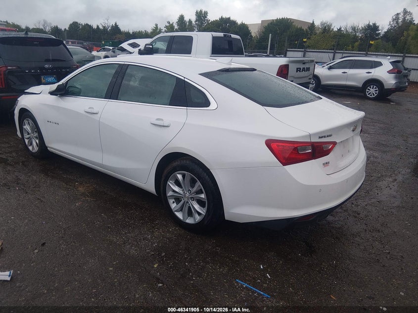 Vin: 1g1zd5st8sf118239, lot: 46842164, chevrolet malibu fwd 1lt 20253