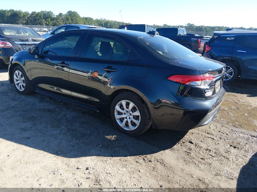 Vin: jtdeprae2lj104195, lot: 46842182, toyota corolla le 20203