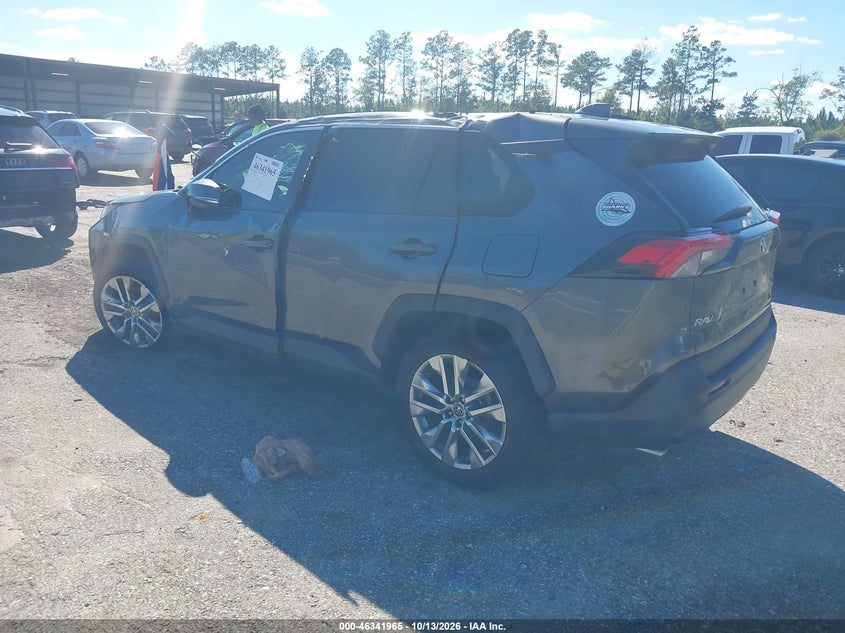 Vin: 2t3a1rfv6nc268600, lot: 46842224, toyota rav4 xle premium 20223