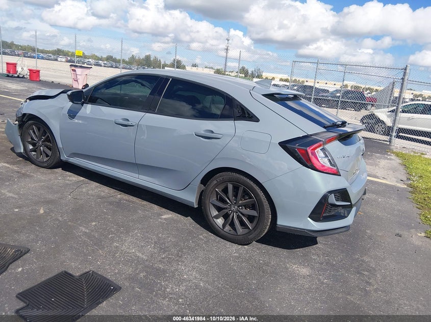 Vin: shhfk7h8xlu219477, lot: 46842243, honda civic ex-l 20203