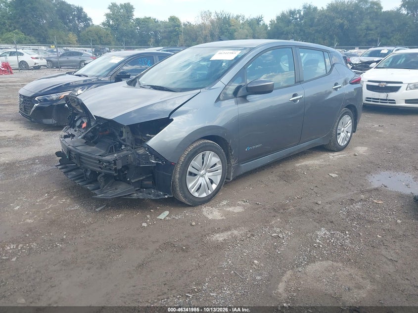 Vin: 1n4az1cp2jc303649, lot: 46842244, nissan leaf s 20182