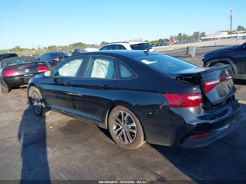 Vin: 3vwbx7bu7sm095926, lot: 46842274, volkswagen jetta 1.5t sport 20252