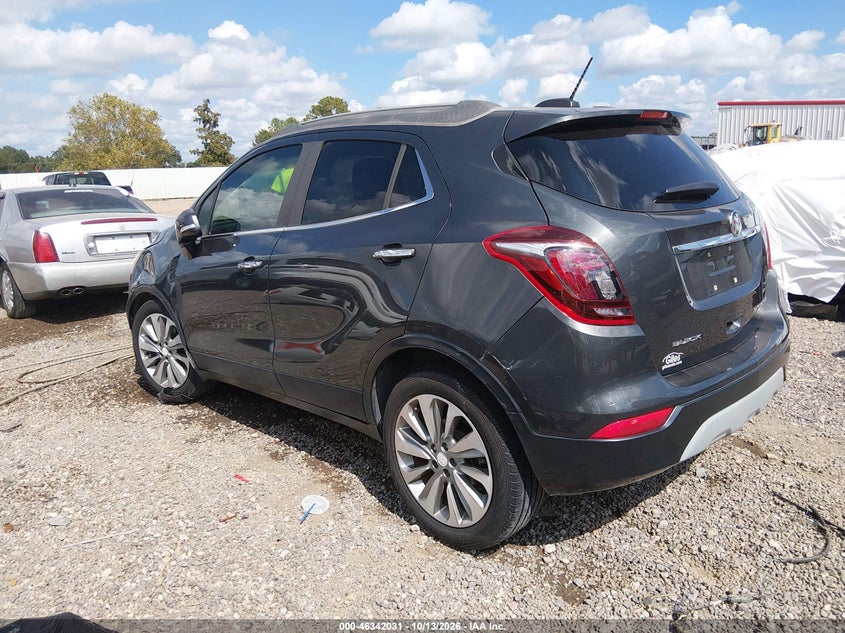 Vin: kl4cjasbxhb007952, lot: 46842290, buick encore preferred 20173